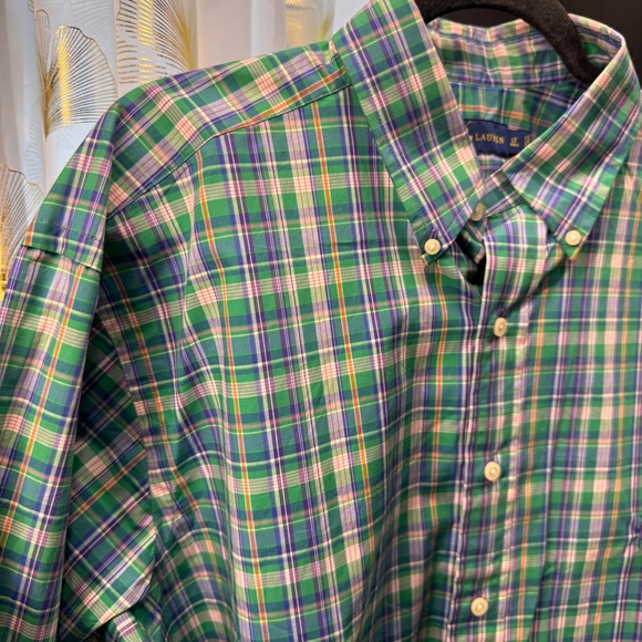 Ralph Lauren Multicolor Plaid Men's Shirt - Picture 3 of 4